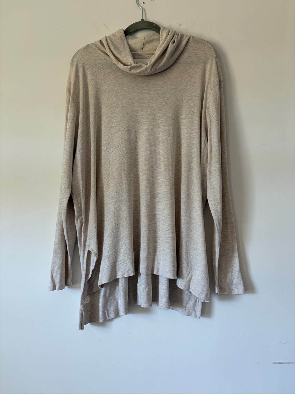 J.Jill Pima Cotton lightweight pull over sweater flowy 2X cowl neck tunic